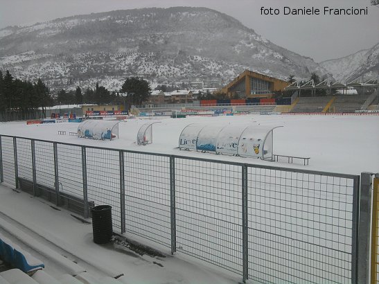 Neve allo stadio