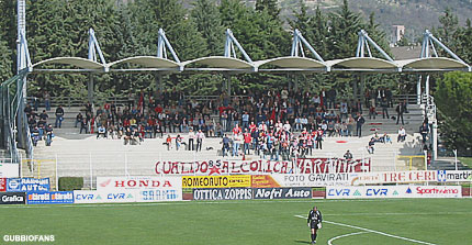 I tifosi gualdesi al "