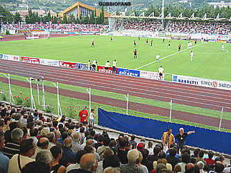 Una veduta dello stadio dalla "