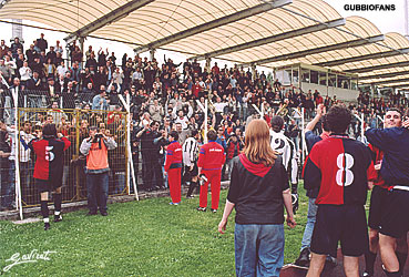 E' finita, il Gubbio è ai playoff, e inizia la festa...
