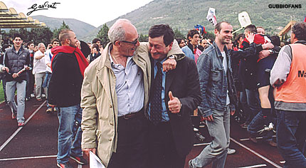 La felicità del presidente Urbani: "