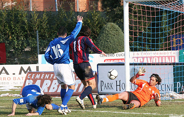 Agostinelli segna il pari