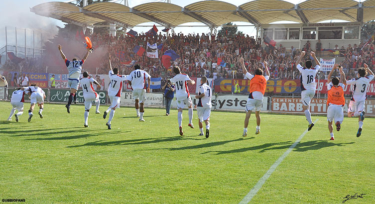 Calciatori in festa