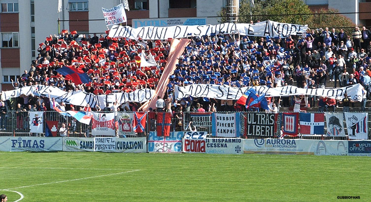 Coreografia Tifosi Gubbio