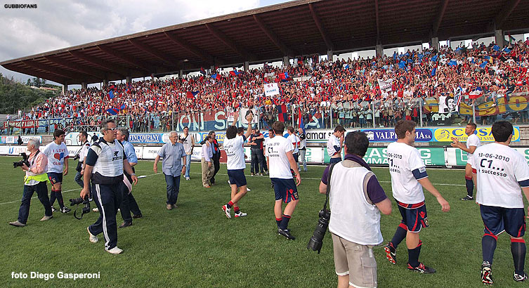 Panoramica dei tifosi