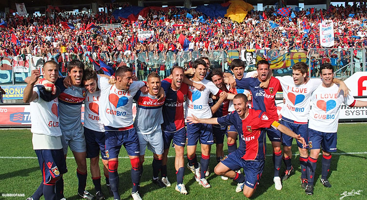 Esultanza dei calciatori