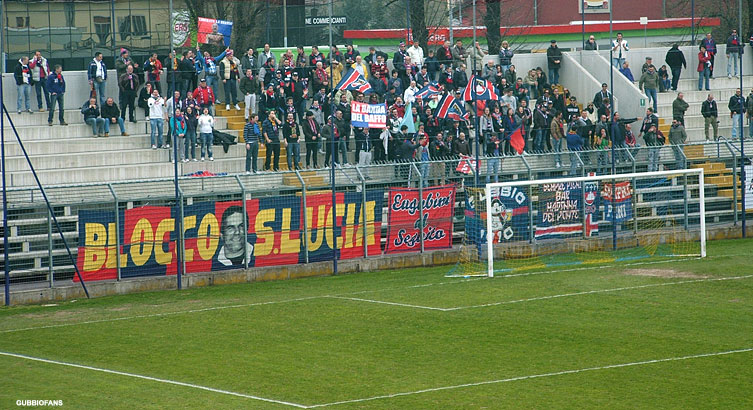 Tifosi del Gubbio a Crema