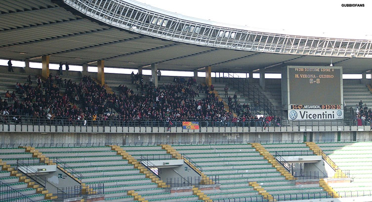 Tifosi del Gubbio a Verona