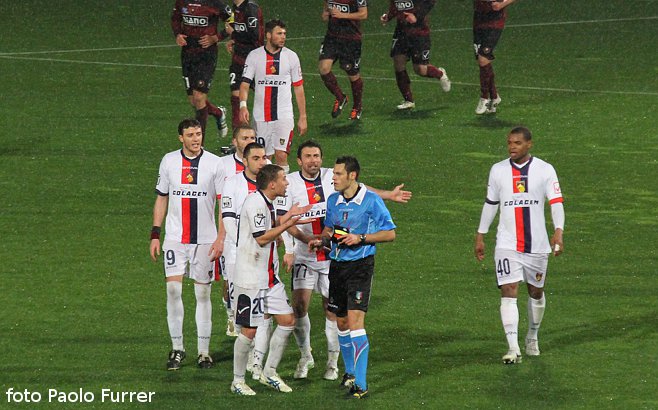 Giocatori e arbitro