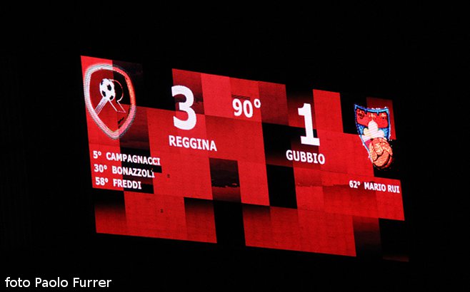 Tabellone al Granillo