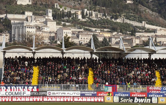 Gubbio dallo stadio
