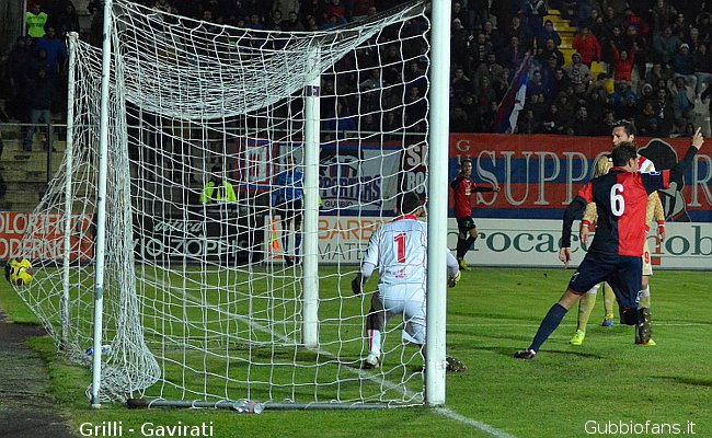 Palla in gol (1-1)